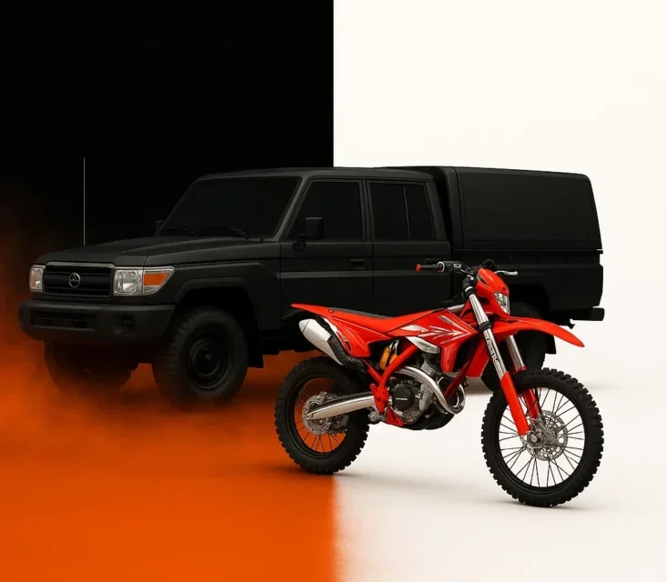 Mongolia 4x4 rental and motorcycle rental